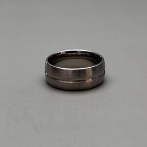 Y2K Silver Stainless Steel Ring Unisex 2000s Jewelry Minimalist Street Style